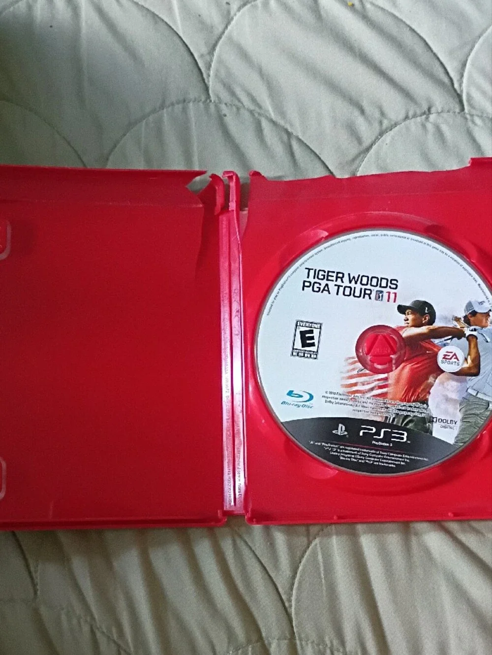 PlayStation 3 Tiger Woods PGA Tour 11 - Red Case